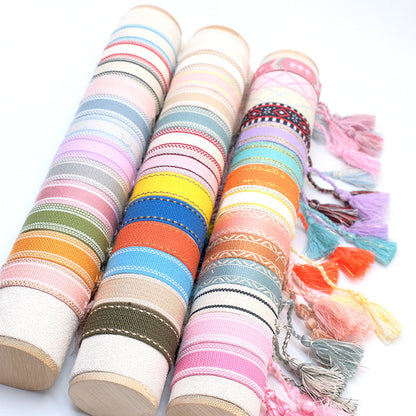 Of Letter Embroidery Graphic Bohemian Tassel Bracelets