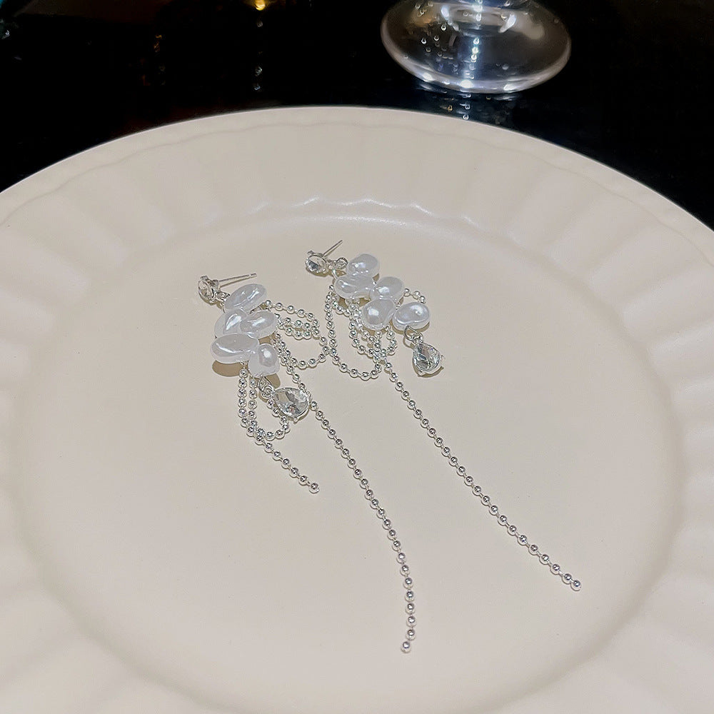 Women's Needle Pearl High-grade Sense Elegant Accessories Earrings