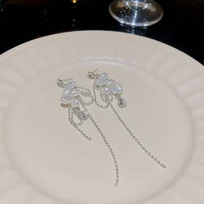 Women's Needle Pearl High-grade Sense Elegant Accessories Earrings