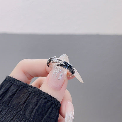 Women's & Men's & And Cold Wind Personality Sterling Sier Rings