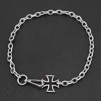 Diamond Cross Hot Personality Couple Clavicle Necklaces