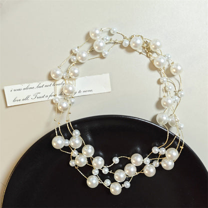 Women's Pearl Sweater Chain Long Light Luxury Necklaces