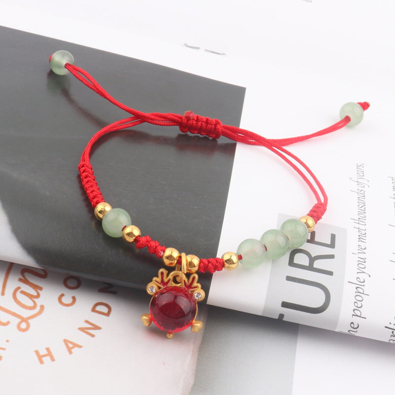 Dragon Red Rope Live Broadcast Hand-woven Bracelets