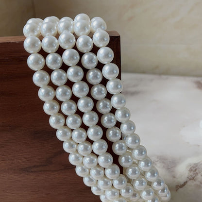 Mai Ni Pearl White Light Luxury Necklaces