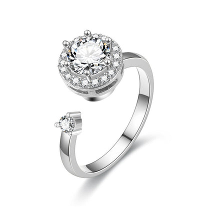 Light Luxury Temperament Rotatable Live Female Rings