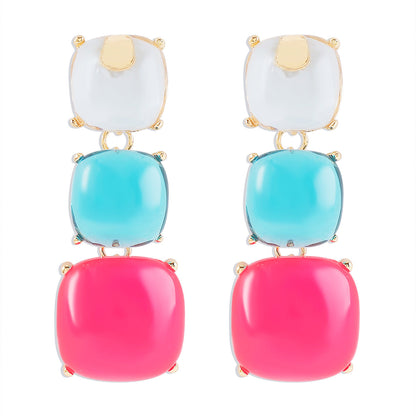 Fashion Jelly Female Boho Geometric And Necklaces