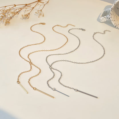 Retro Fashion Word Chain Pendant Sweater Necklaces