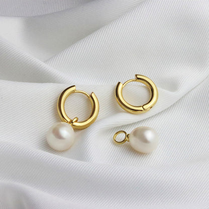 Women's Style Temperament Pearl Ear Clip High-grade Light Luxury Earrings