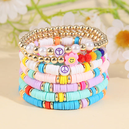 Fashion Simple Filament Love Smiling Face Bracelets