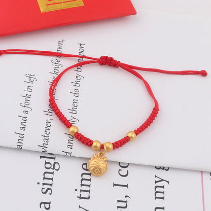 Dragon Red Rope Live Broadcast Hand-woven Bracelets