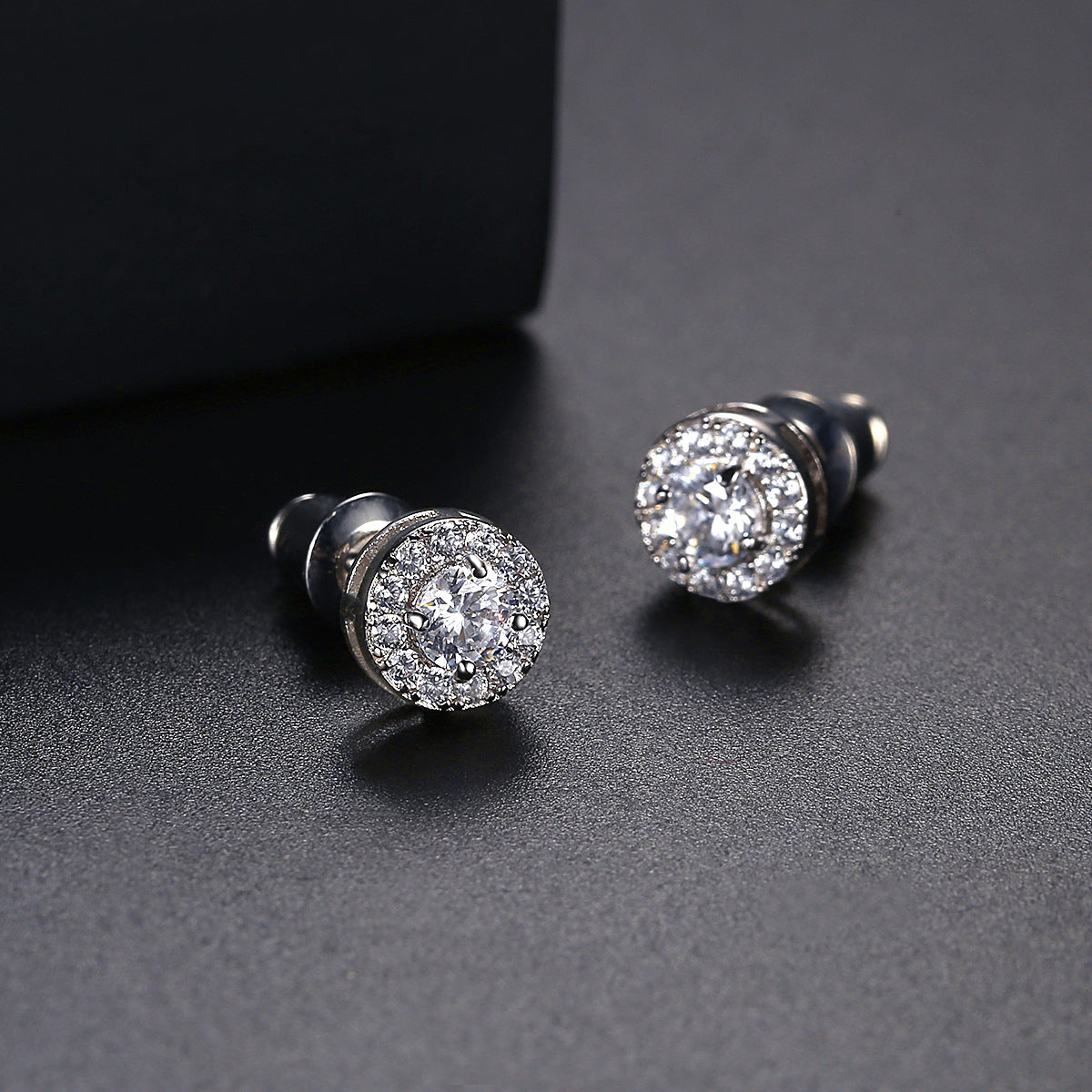 Fresh And Stylish Simple Round Copper Earrings