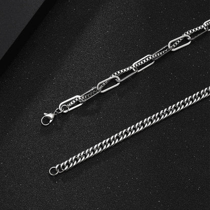 Women's & Men's Niche And Simple Street Fashion Clavicle Chain Cold Necklaces