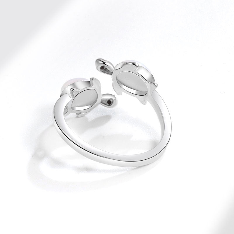 Imitation Opal Open Female Mother's Day Rings