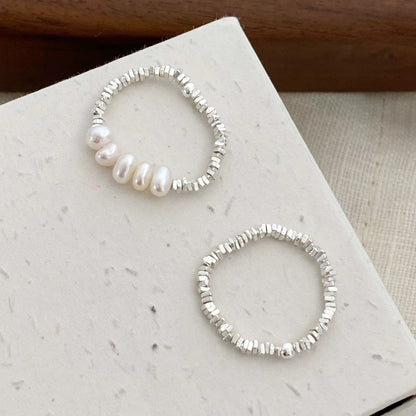 Design Sier Small Pieces Of Freshwater Rings