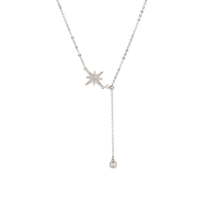 Women's Awn Star Sterling Sier Light Luxury Necklaces