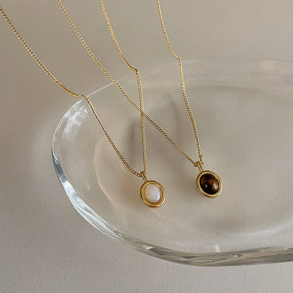 Women's Opal Pendant For Design Simple Personalized Temperament Necklaces