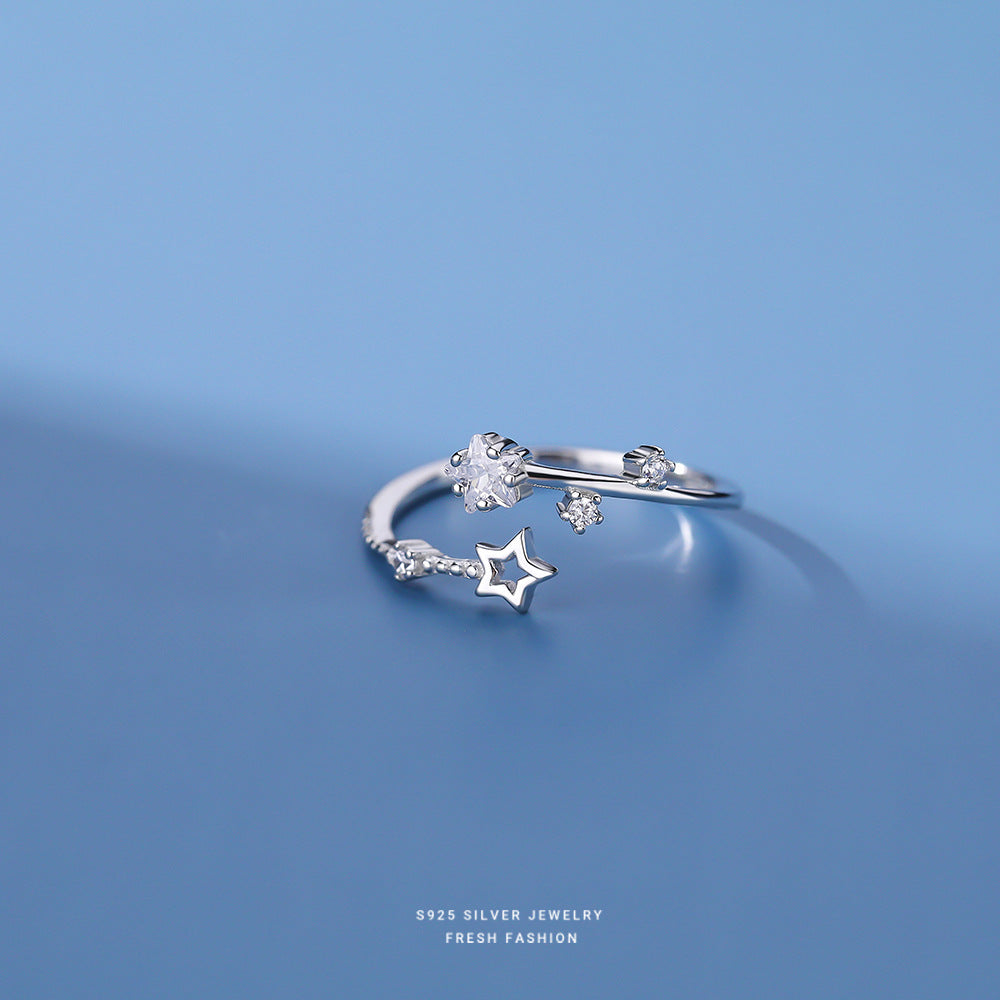 Five-pointed Star Female Fashion Personalized Minority Rings