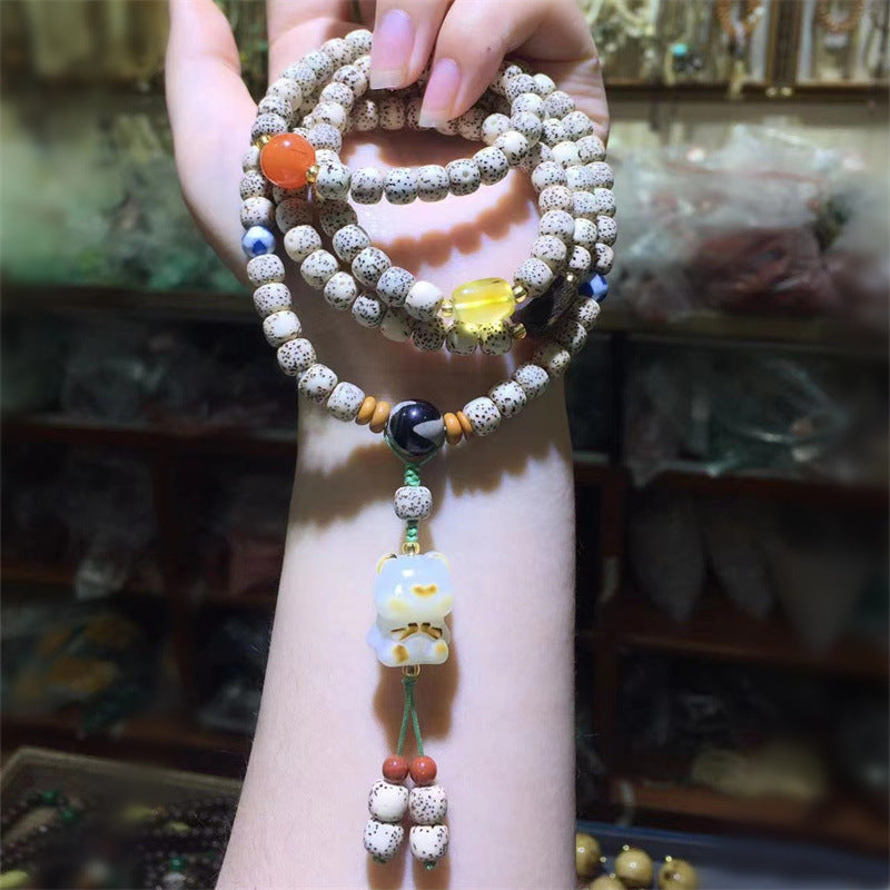 Gold Seed Bodhi Ethnic Style Cultural Artifact Bracelets