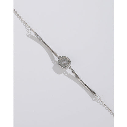 Luxury Refined Grace Diamond Full Square High Sense Bracelets