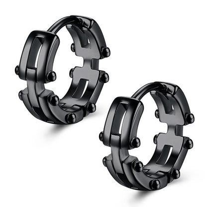 Men's Geometric Ear Fashion Hip Hop Accessories Earrings