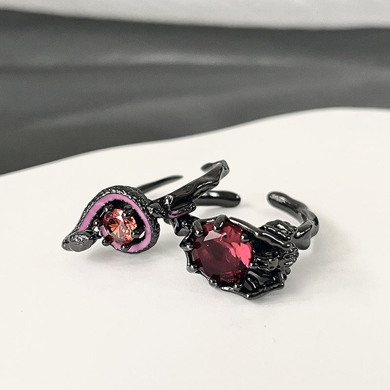 Personality Snake Spider Vintage Open Suit Rings