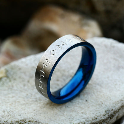 Women's & Men's & Steel And Nordic Viking Letter Rings