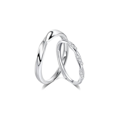 Women's & Men's & Double Knot Couple And Fashion Design Open Rings