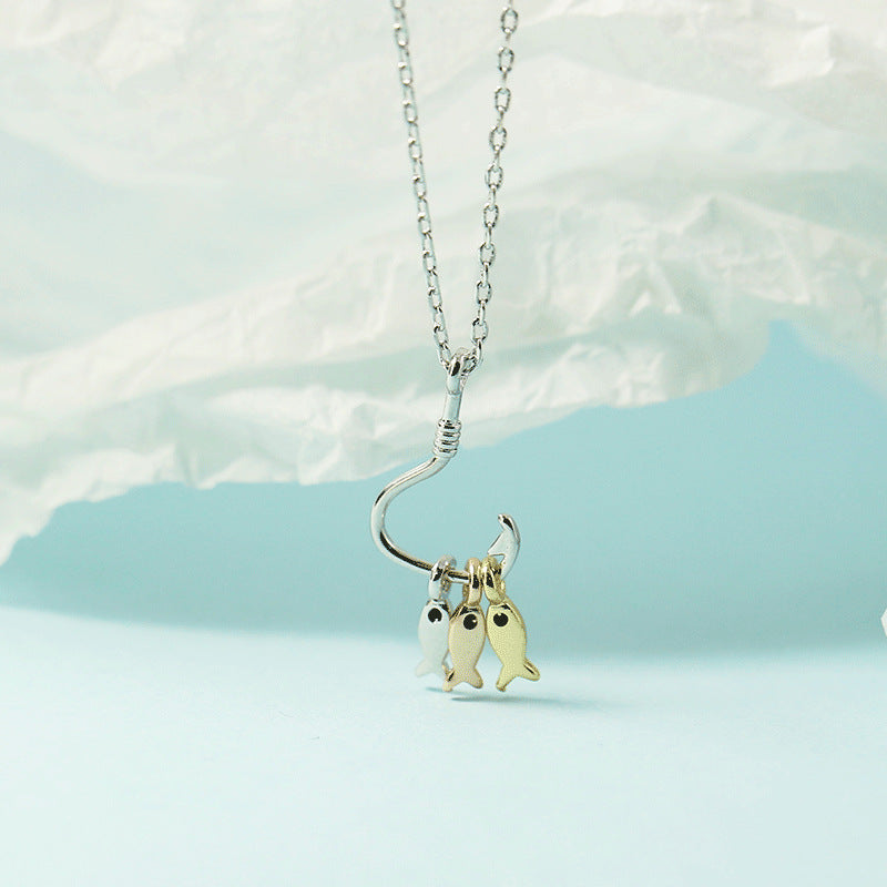 Hook Korean Simple Personalized Design Clavicle Necklaces