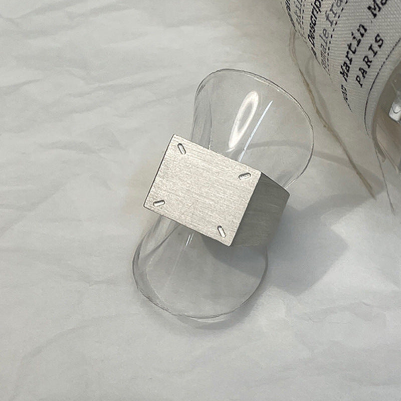 Women's Geometric Three-dimensional Hip Hop Open Disco Jumping Conspicuous Rings