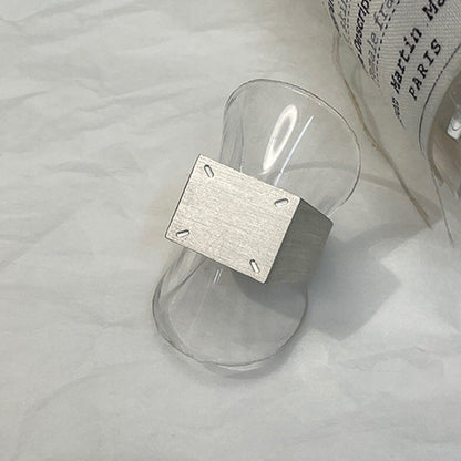 Women's Geometric Three-dimensional Hip Hop Open Disco Jumping Conspicuous Rings