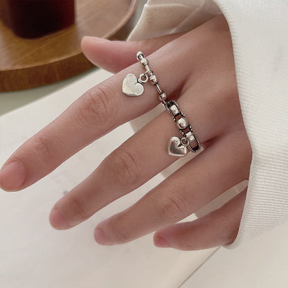 Love Pendant Sterling Sier Female Design Rings