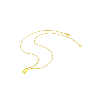 Titanium Steel Gold Pendant Plated Advanced Necklaces