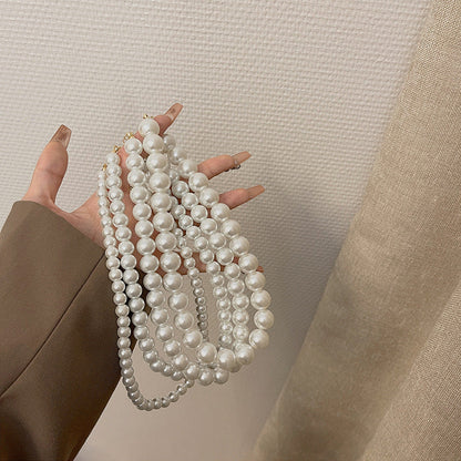 French Style Classic Pearl Minimalist Clavicle Necklaces