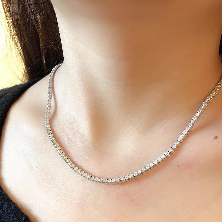 Women's Diamond Simulation Universal Chain Sweater Imported Necklaces