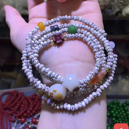 Gold Seed Bodhi Ethnic Style Cultural Artifact Bracelets