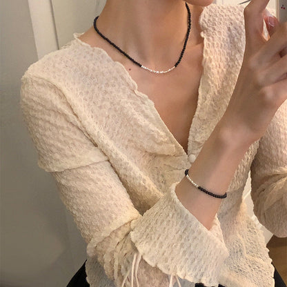 Small Pieces Of Sier Female Design Necklaces