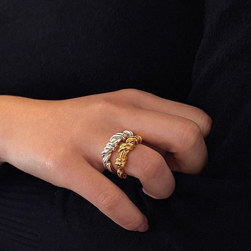 Fashion Personality Hipster Cold Style Gold Rings