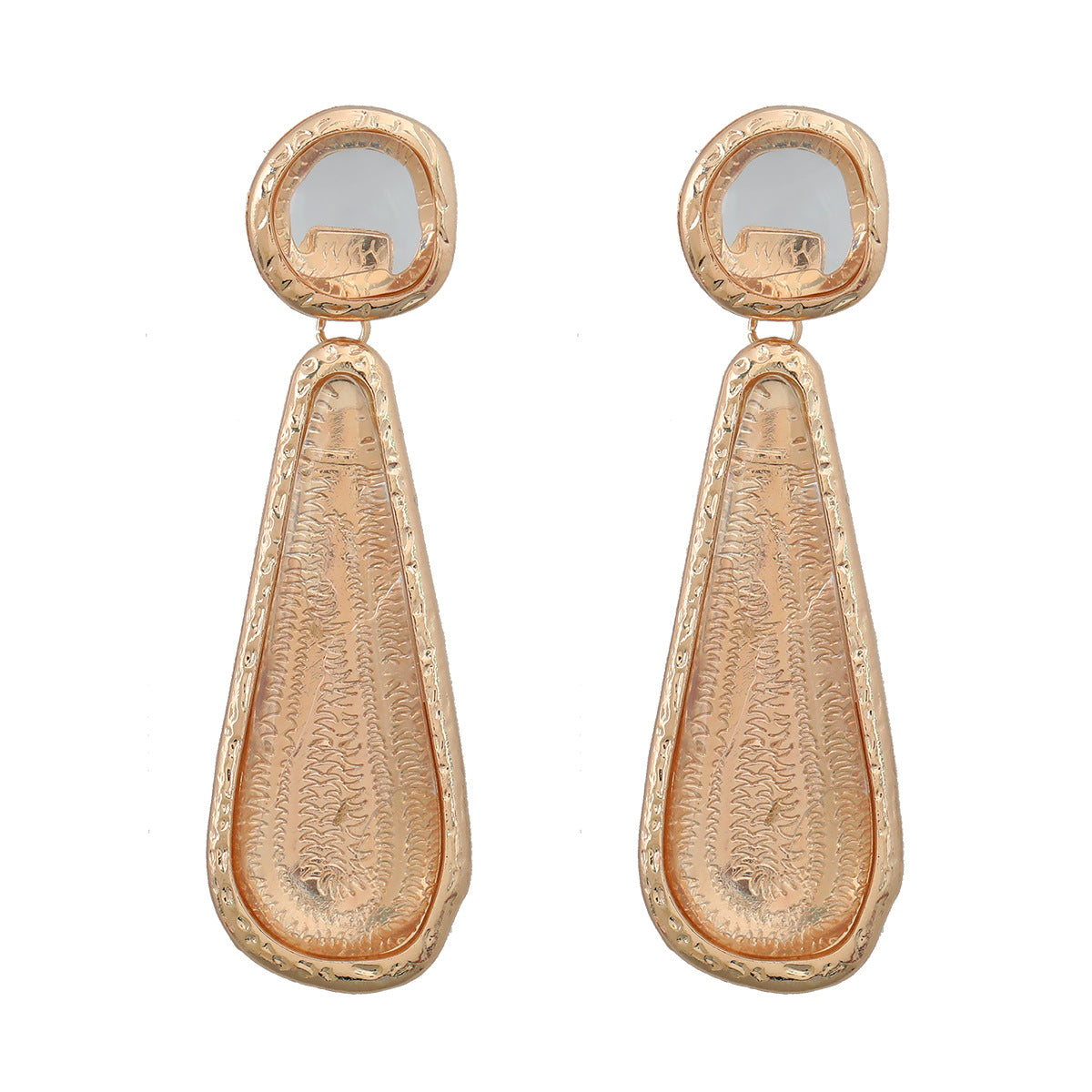 Women's Summer Alloy Drop-shaped Resin Geometric Party Earrings