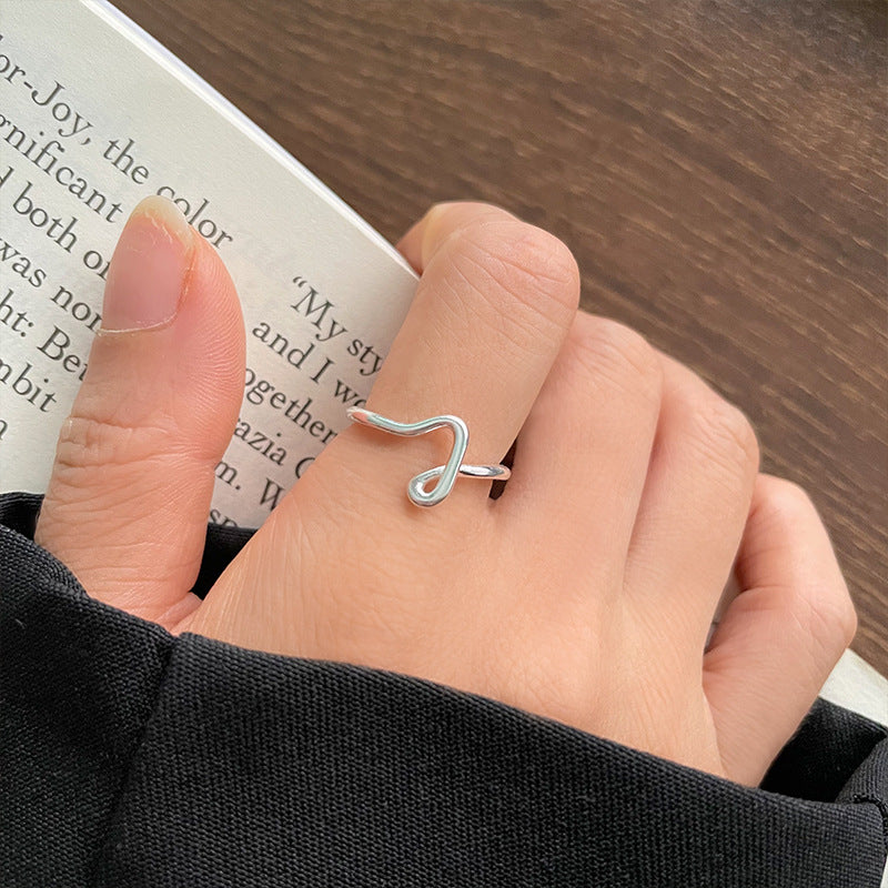 Personalized Cold Style Hand Jewelry Female Opening Rings