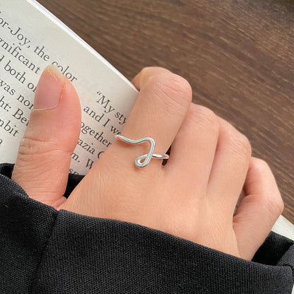 Personalized Cold Style Hand Jewelry Female Opening Rings