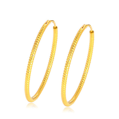 Simple Exaggerated Big Circle Female Fashion Earrings