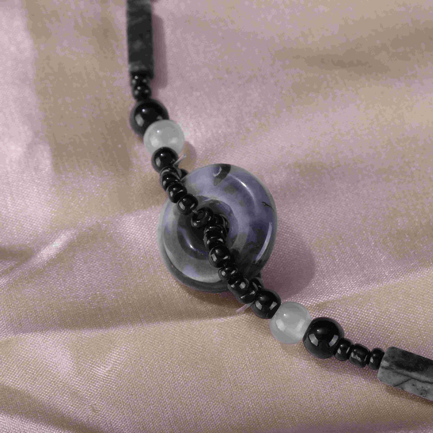 Style Green Stone Vintage Beaded Clavicle Chain Necklaces