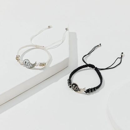 Dragon Totem Braided Haematite Hand-woven Couple Tai Bracelets