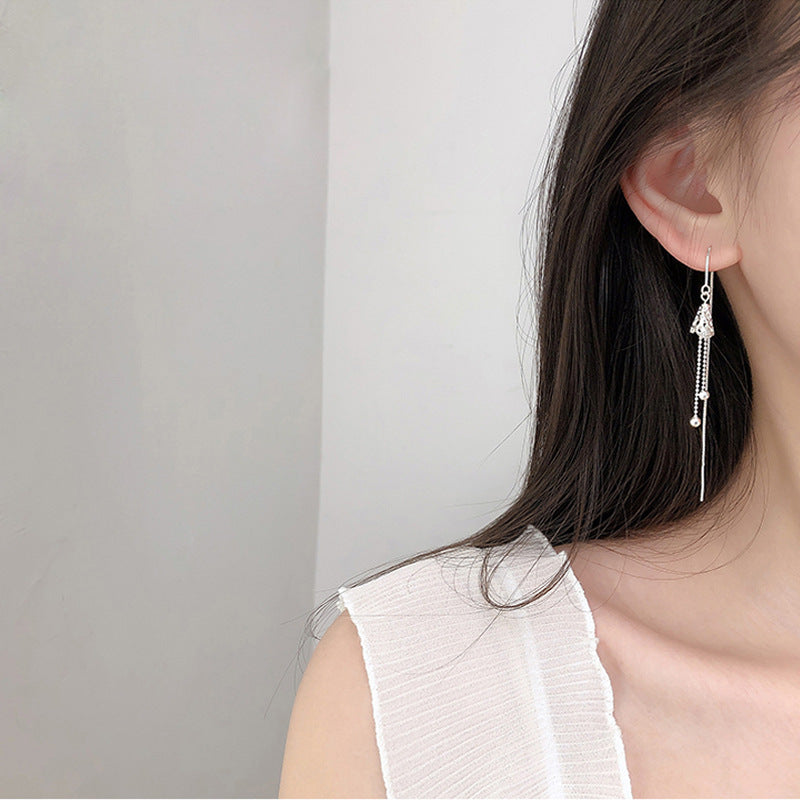 Women's Cute Pattern Wind Chimes Hanging Korean Fashion Temperament Earrings