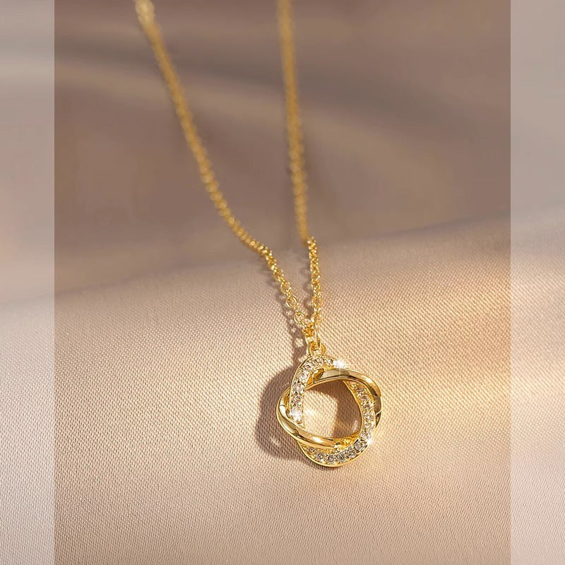 Women's French Style Rose For Light Luxury Minority High-grade Design Necklaces