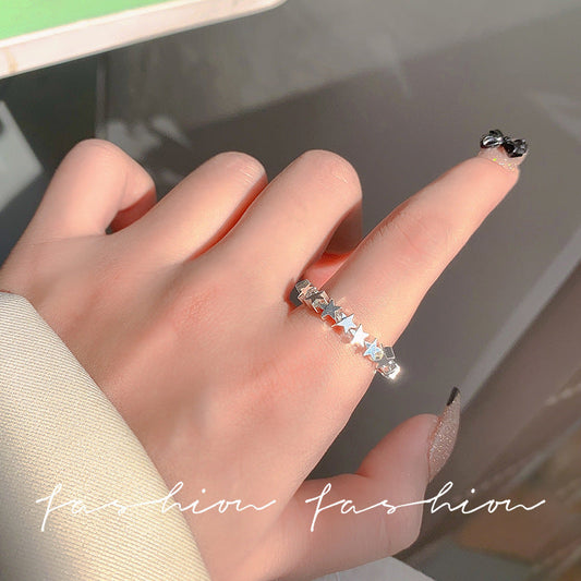 Small Pieces Of Sier Female Style Rings