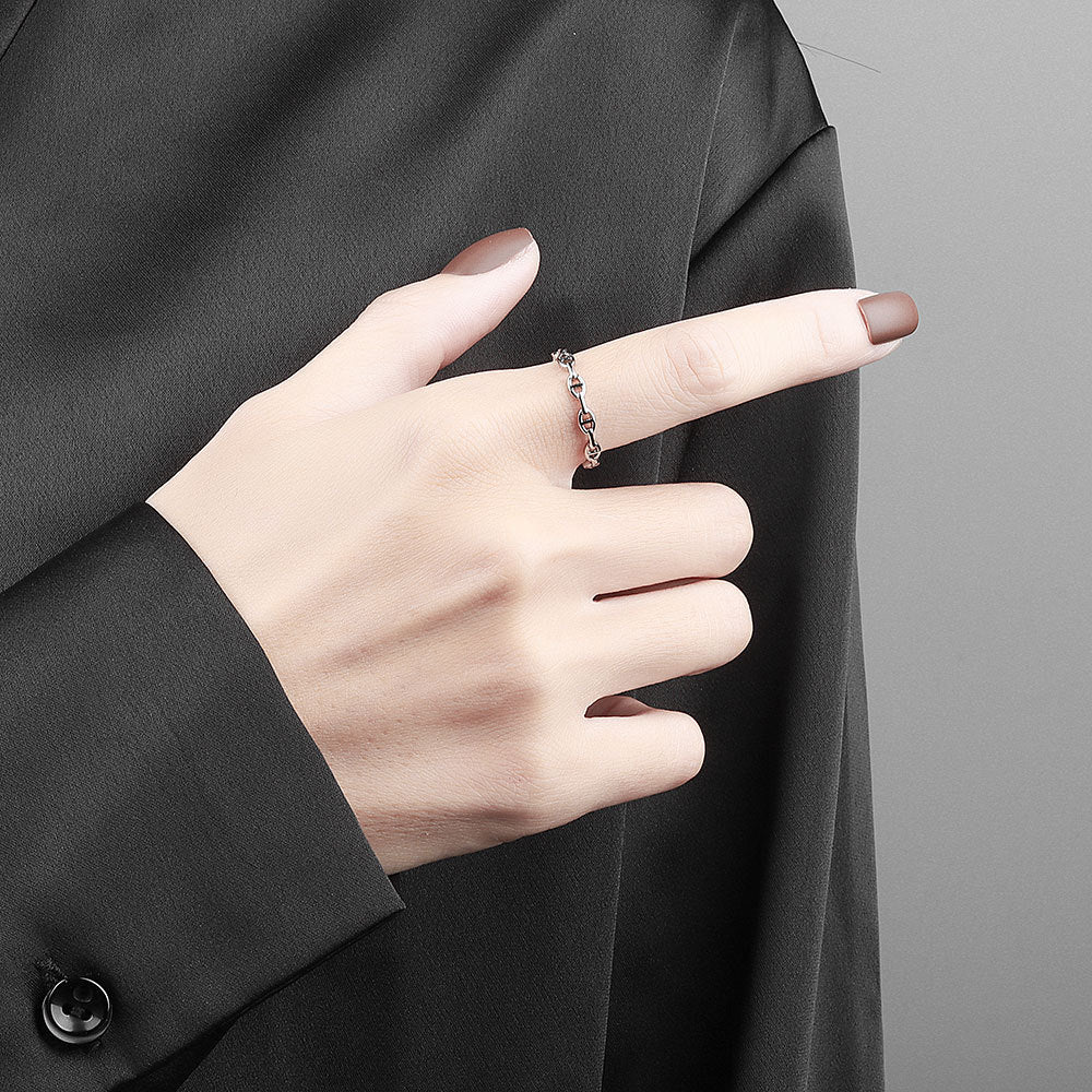 Hollow Style Open Personalized Elegant Geometric Rings