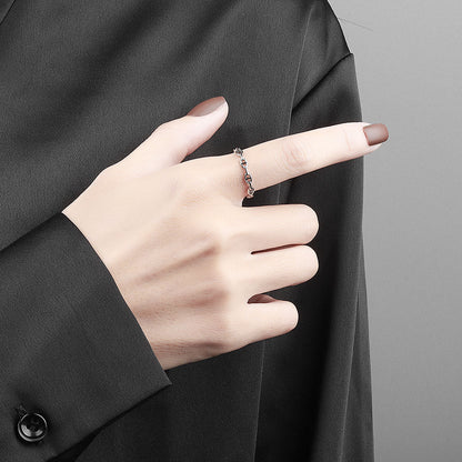 Hollow Style Open Personalized Elegant Geometric Rings