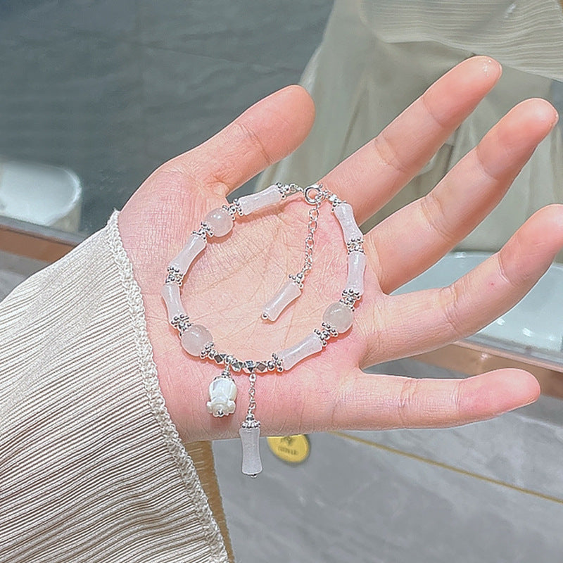 Crystal Stall Strawberry Quartz Lucky Attracting Bracelets