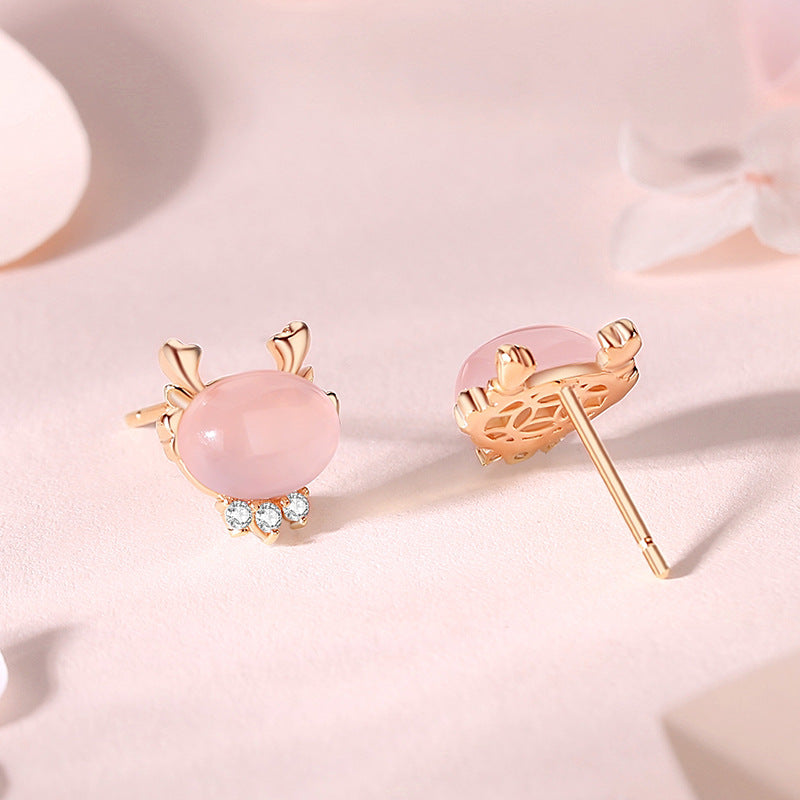 Heart Sterling Sier Peach Lucky Cute Dragon Life Necklaces